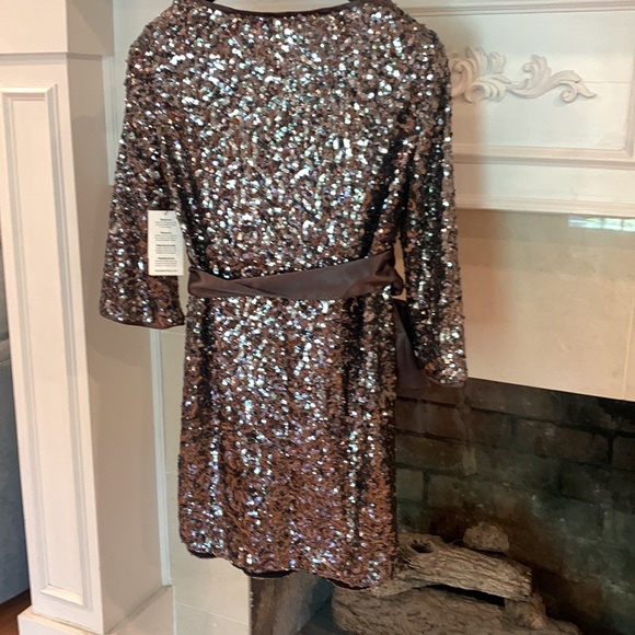 NWT Isabella Oliver maternity sequin 3/4 sleeve mini dress. Gorgeous! - Picture 8 of 8
